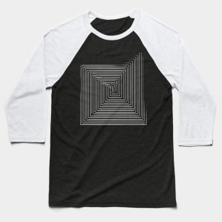 Not Perfect Visuals | Minimalist | NOptical Illusion | Broken lines 2 Baseball T-Shirt